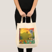 Sundown at the Water Hole Tote Bag (Voorkant (product))