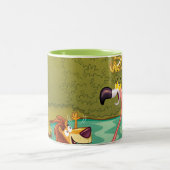 Sundown at the Water Hole Tweekleurige Koffiemok (Center)