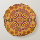 Sundown BD Rond Kussen (Achterkant)