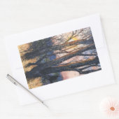 Sundown Rechthoekige Sticker (Envelop)