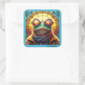 Sundown Swagger Vierkante Sticker (Tas)