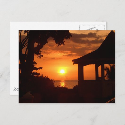 Sundown V Briefkaart (Voorkant / Achterkant)