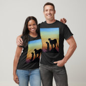 SundownArt Canvas Schilderij T-shirt (Unisex)