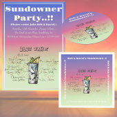 Sundowner Blue Tahoe Cocktail Party Spandoek