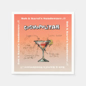 Sundowner Cosmopolitan Cocktail Party Servet (Voorkant)