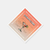 Sundowner Cosmopolitan Cocktail Party Servet (Hoek)