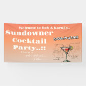 Sundowner Cosmopolitan Cocktail Party Spandoek (Horizontaal)