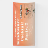 Sundowner Cosmopolitan Cocktail Party Spandoek (Verticaal)