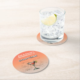 Sundowner Cosmopolitan Party Ronde Kartonnen Onderzetter