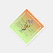 Sundowner Pina Colada Cocktail Party Servet (Hoek)