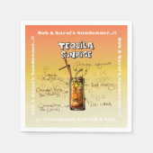 Sundowner Tequila Cocktail Party Servet (Voorkant)