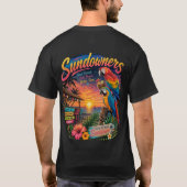 Sundowners Levendige Kleur T-shirt (Achterkant)