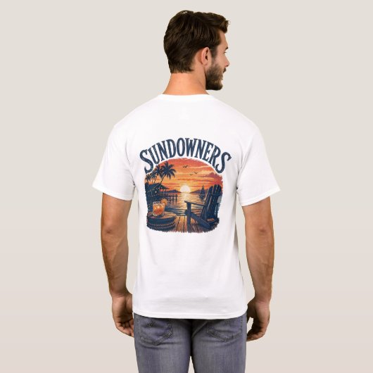 Sundowners T-shirt (Achterkant volledig)