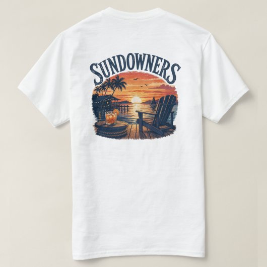 Sundowners T-shirt (Design achterkant)