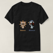 Sundrop en Moondrop als Fnaf Security Breach cats T-shirt (Design voorkant)