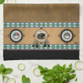 Sunface en Buffalo Theedoek (Gevouwen)