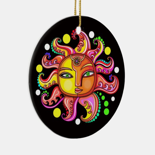 Sunface Ornament - Gift - Favor (Rechts)