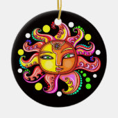 Sunface Ornament - Gift - Favor (Voorkant)