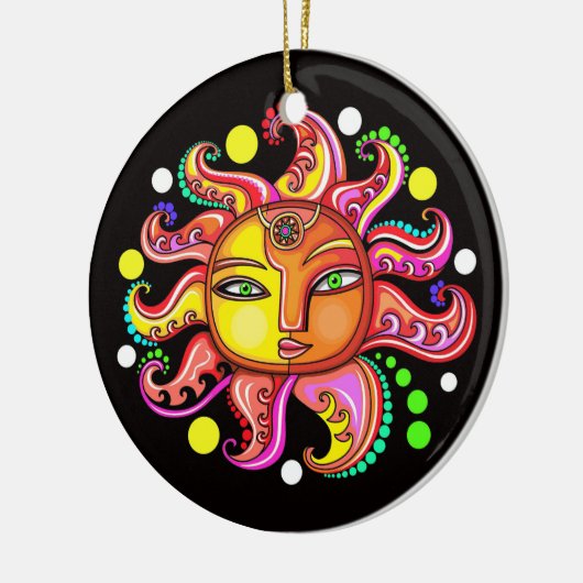 Sunface Ornament - Gift - Favor (Links)