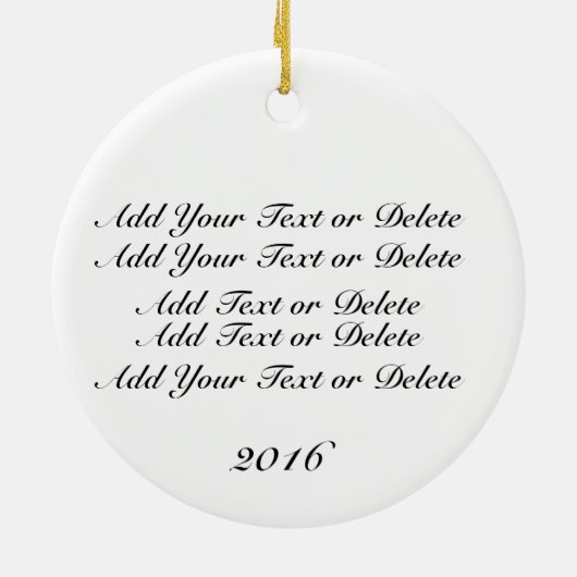 Sunface Ornament - Gift - Favor (Achterkant)