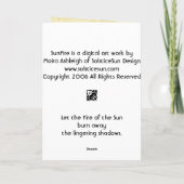 SunFire Kaart (Achterkant)