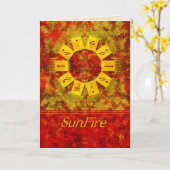SunFire Kaart (Gele Bloem)