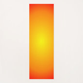 Sunfire Red Gold Yellow Bright Colour Oranje Back Yogamat (Voorkant)
