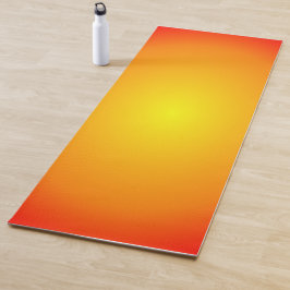 Sunfire Red Gold Yellow Bright Colour Oranje Back Yogamat