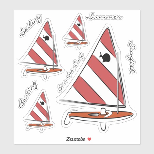 Sunfish Vinyl stickers (Vel)