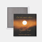 Sunflare Sangen - Let the Music Shine - Magnet (Voorkant / Achterkant)
