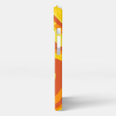 Sunflare Waves Abstracte iPhone Case Hoesje (Linkerkant)