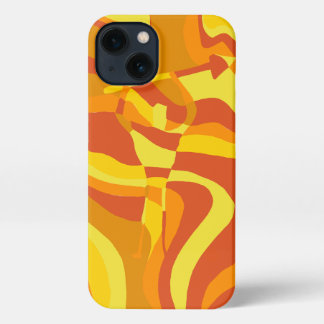 Sunflare Waves Abstracte iPhone Case iPhone 13 Hoesje