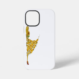 sunflower and girl iPhone 12 mini hoesje