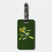 Sunflower and Sparrow Bagagelabel (Achterkant verticaal)