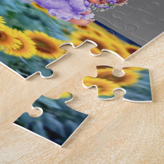 Sunflower Angel Puzzles Legpuzzel (Zijkant)