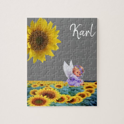 Sunflower Angel Puzzles Legpuzzel (Verticaal)