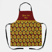 Sunflower Apron Schort (Voorkant)