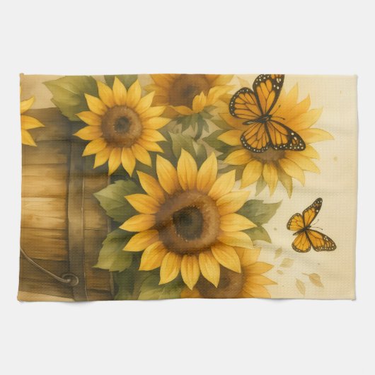 Sunflower Apron Theedoek (Horizontaal)