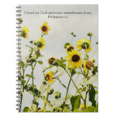 Sunflower Art Bible Verse Prayer Journal Notitiebo Notitieboek (Voorkant)