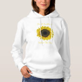 Sunflower Art Graphic Hoodie (Voorkant)