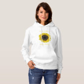 Sunflower Art Graphic Hoodie (Voorkant volledig)