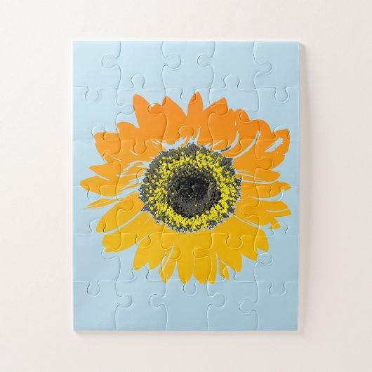 SUNFLOWER ART JIGSAW PUZZZLE LEGPUZZEL (Verticaal)