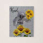 Sunflower Astronaut Puzzles Legpuzzel (Verticaal)
