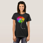 Sunflower Autism Awareness Be Kind Puzzle Mom Supp T-shirt (Voorkant volledig)