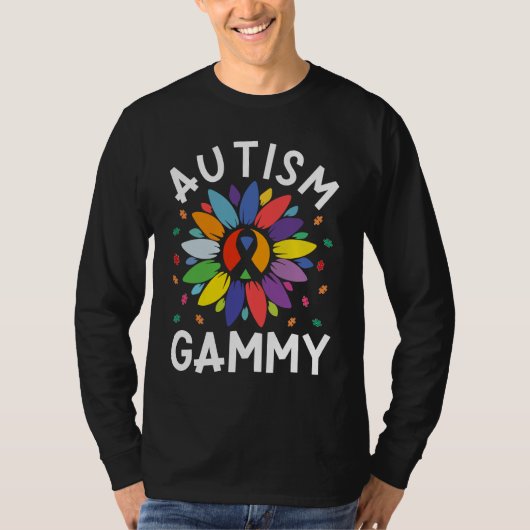 Sunflower Autism Awareness Day Matching Family Aut T-shirt (Voorkant)