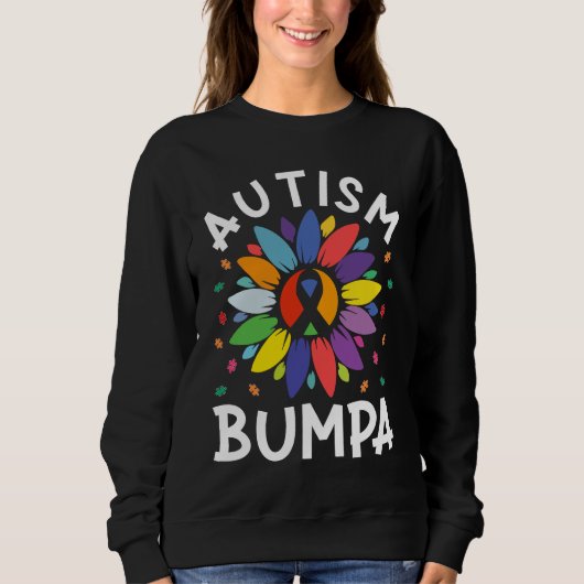 Sunflower Autism Awareness Day Matching Family Aut Trui (Voorkant)