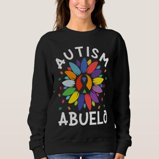 Sunflower Autism Awareness Day Matching Family Aut Trui (Voorkant)