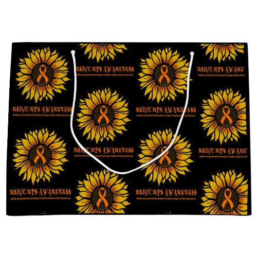 Sunflower/Awareness...RSD/CRPS Groot Cadeauzakje (Voorkant)