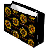 Sunflower/Awareness...RSD/CRPS Groot Cadeauzakje (Voorkant Gekanteld)
