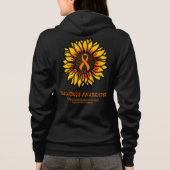 Sunflower/Awareness...RSD/CRPS Hoodie (Achterkant)